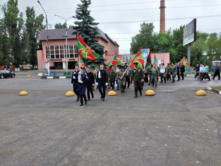 Районный митинг, посвященный 105-летию со дня основания пограничной охраны в РФ.